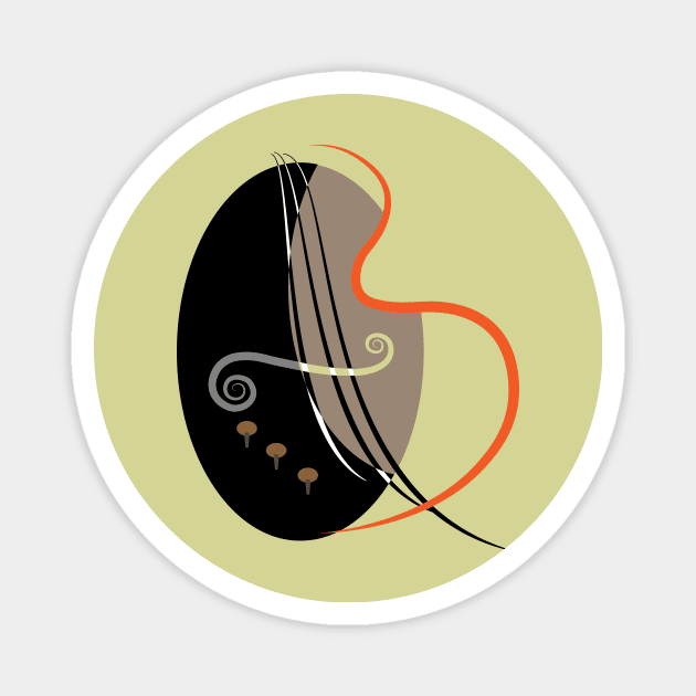 Abstract guitar Magnet by bluehair